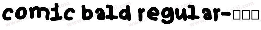 comic bald regular字体转换